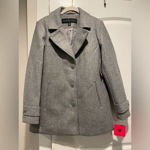 NWT Marc New York Grey Peacoat